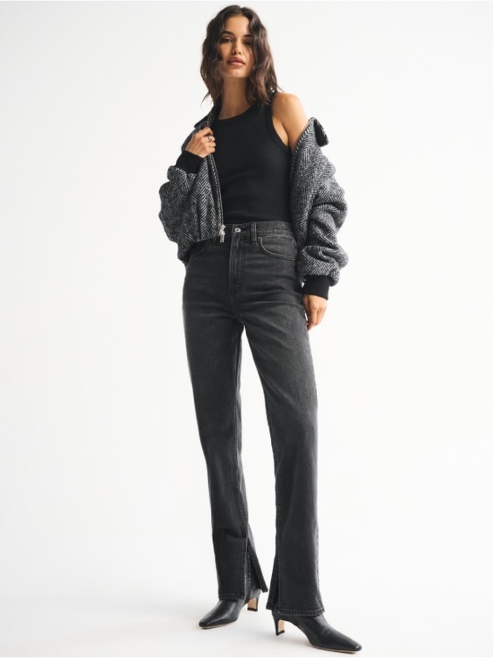 Abercrombie & Fitch The Slim Straight Ultra High Rise